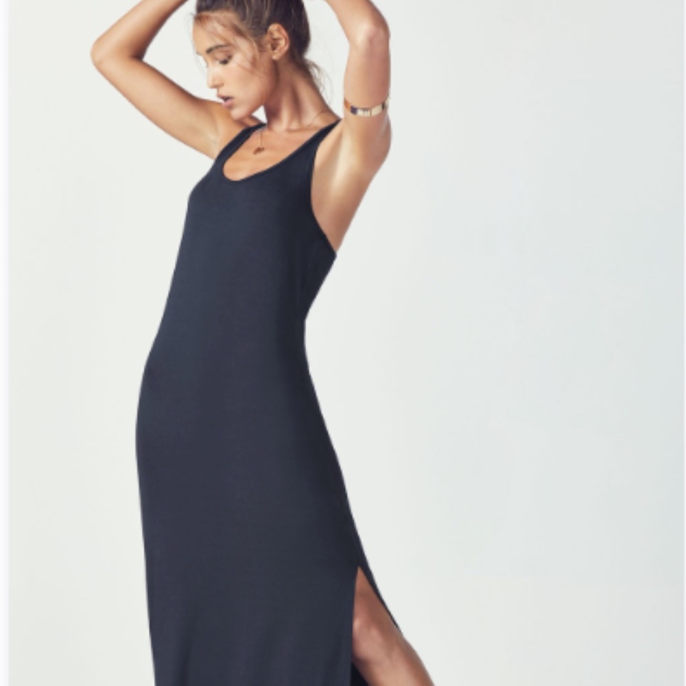 Fabletics Iliana Maxi Dress Navy Small